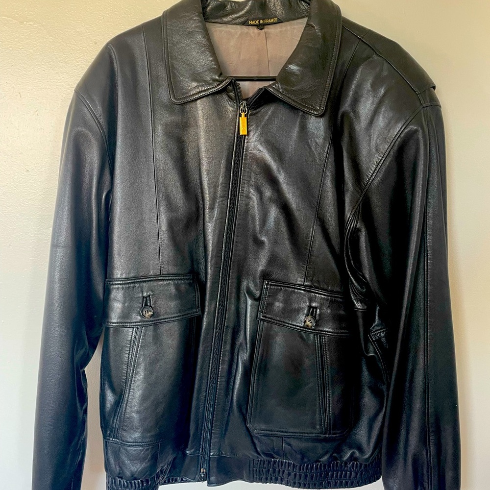 Beautiful vintage Zilli leather jacket